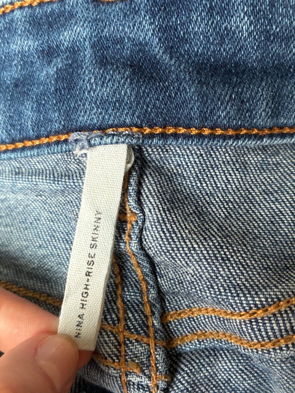 Rag & Bone Nina Skinny Dark Blue Jeans - Size 31 - Picture 11 of 11